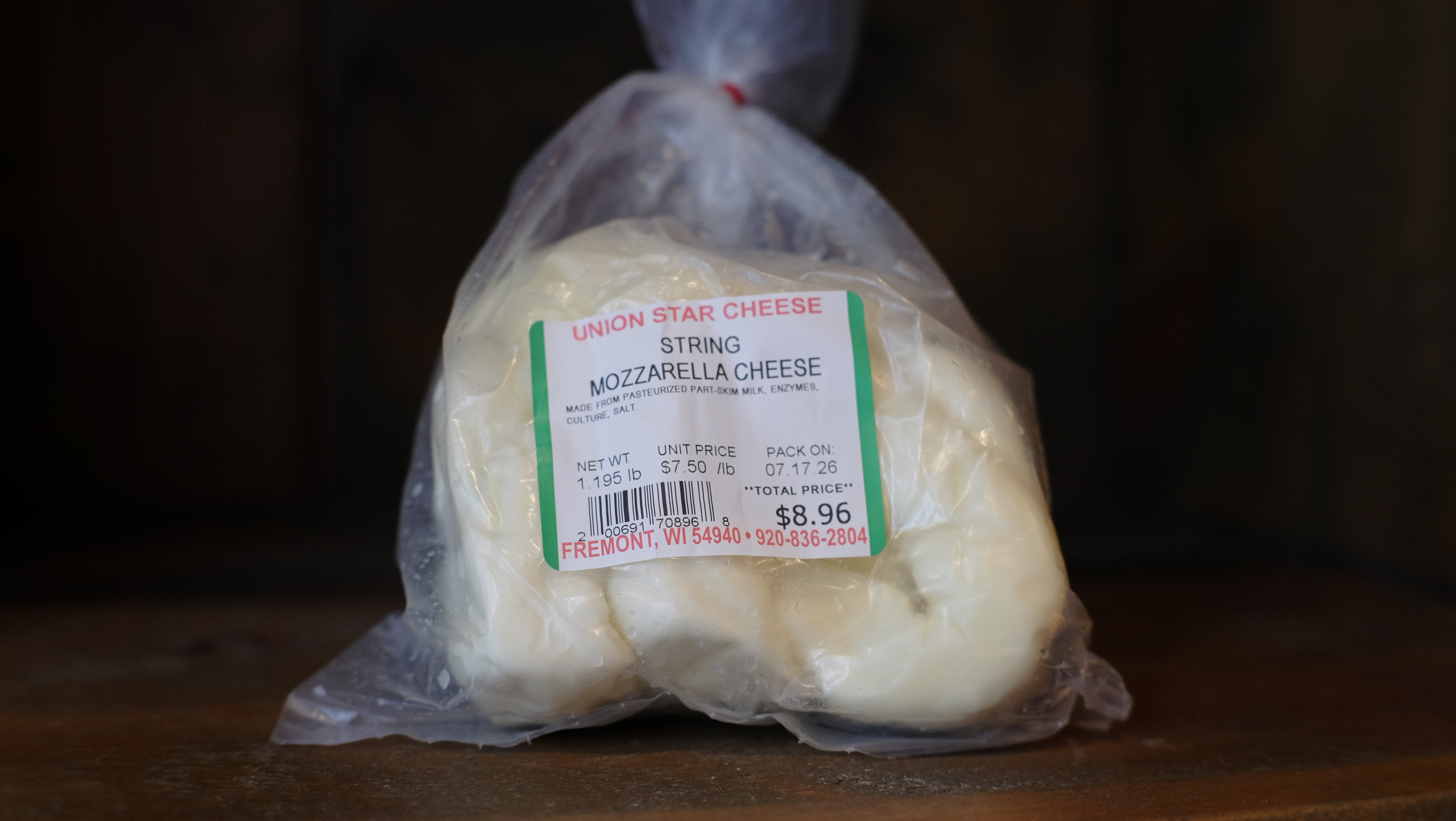Artisan cheese factory in Fremont, Wisconsin